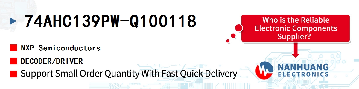 74AHC139PW-Q100118 NXP DECODER/DRIVER