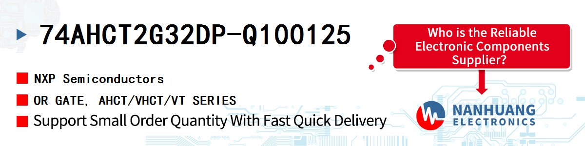 74AHCT2G32DP-Q100125 NXP OR GATE, AHCT/VHCT/VT SERIES