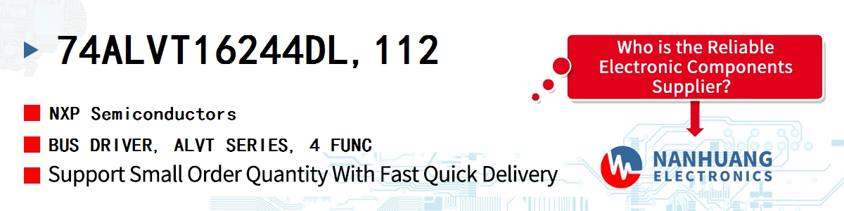 74ALVT16244DL,112 NXP BUS DRIVER, ALVT SERIES, 4 FUNC