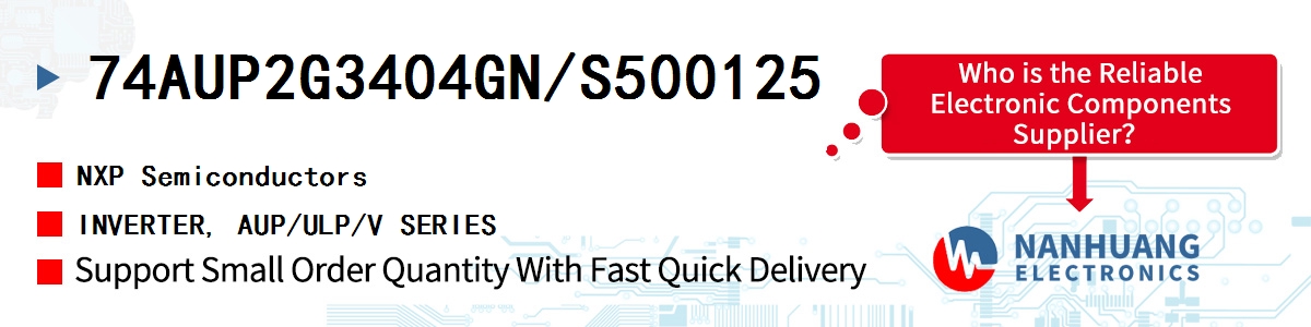 74AUP2G3404GN/S500125 NXP INVERTER, AUP/ULP/V SERIES