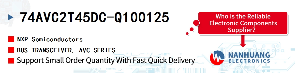 74AVC2T45DC-Q100125 NXP BUS TRANSCEIVER, AVC SERIES