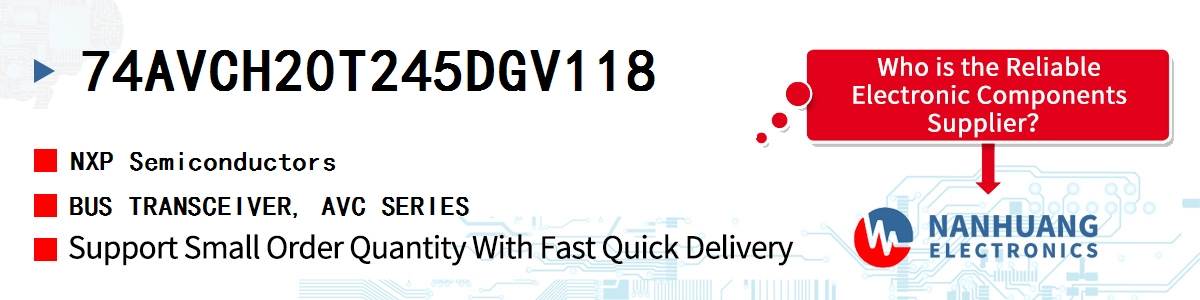 74AVCH20T245DGV118 NXP BUS TRANSCEIVER, AVC SERIES