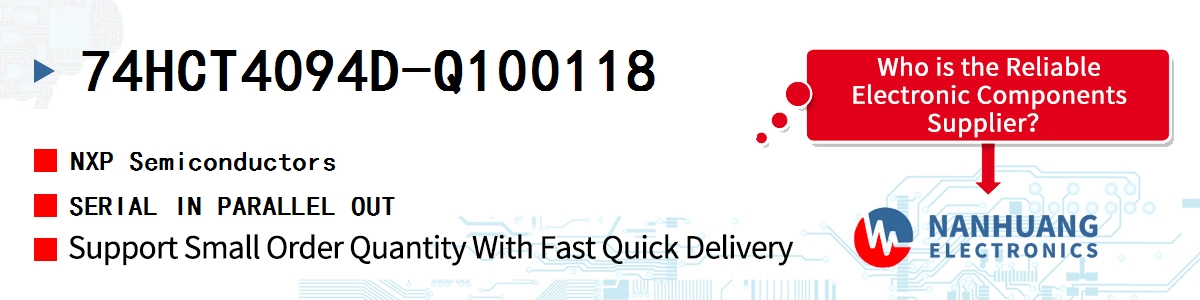 74HCT4094D-Q100118 NXP SERIAL IN PARALLEL OUT