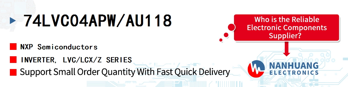 74LVC04APW/AU118 NXP INVERTER, LVC/LCX/Z SERIES