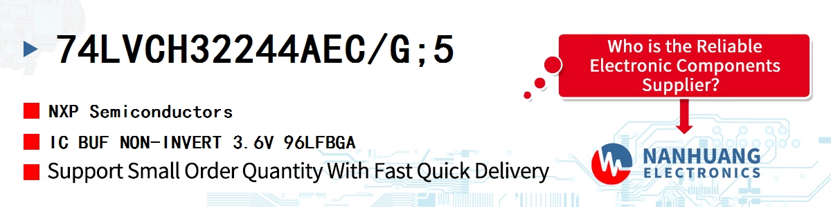 74LVCH32244AEC/G;5 NXP IC BUF NON-INVERT 3.6V 96LFBGA