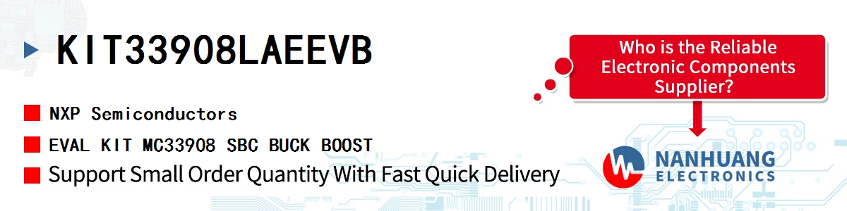 KIT33908LAEEVB NXP EVAL KIT MC33908 SBC BUCK BOOST