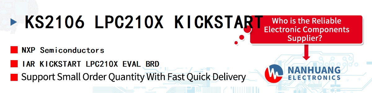 KS2106 LPC210X KICKSTART NXP IAR KICKSTART LPC210X EVAL BRD