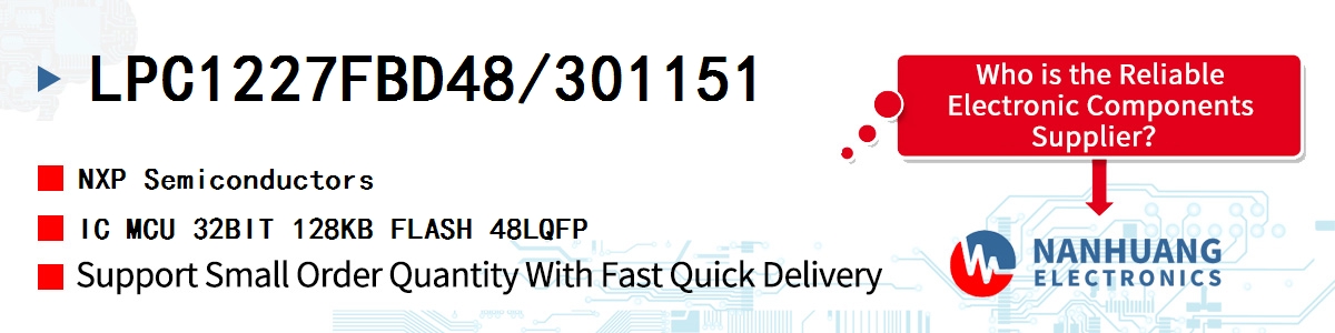 LPC1227FBD48/301151 NXP IC MCU 32BIT 128KB FLASH 48LQFP