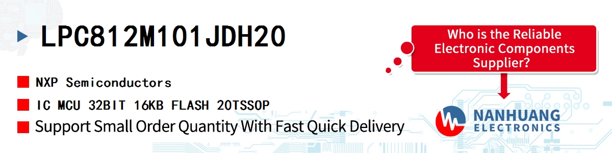 LPC812M101JDH20 NXP IC MCU 32BIT 16KB FLASH 20TSSOP