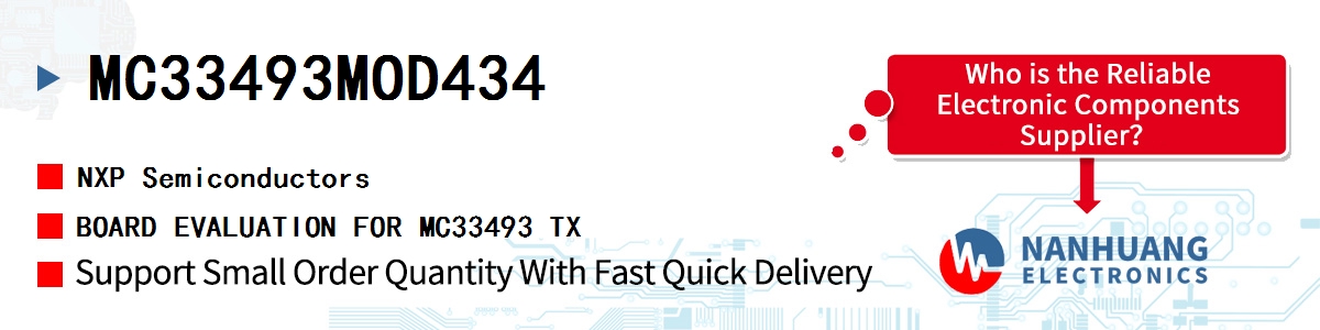 MC33493MOD434 NXP BOARD EVALUATION FOR MC33493 TX