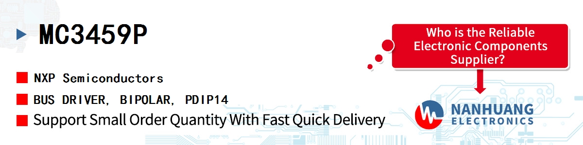 MC3459P NXP BUS DRIVER, BIPOLAR, PDIP14