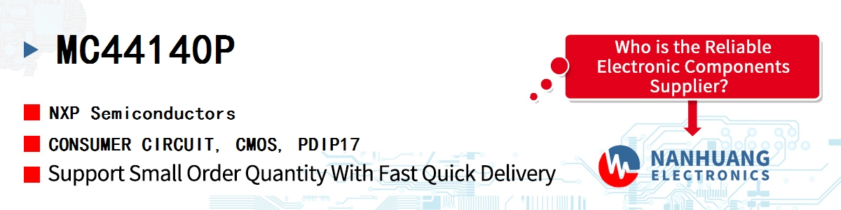 MC44140P NXP CONSUMER CIRCUIT, CMOS, PDIP17