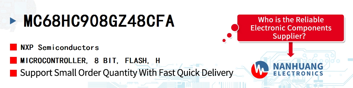 MC68HC908GZ48CFA NXP MICROCONTROLLER, 8 BIT, FLASH, H