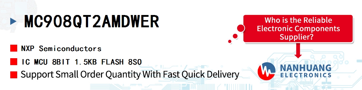 MC908QT2AMDWER NXP IC MCU 8BIT 1.5KB FLASH 8SO