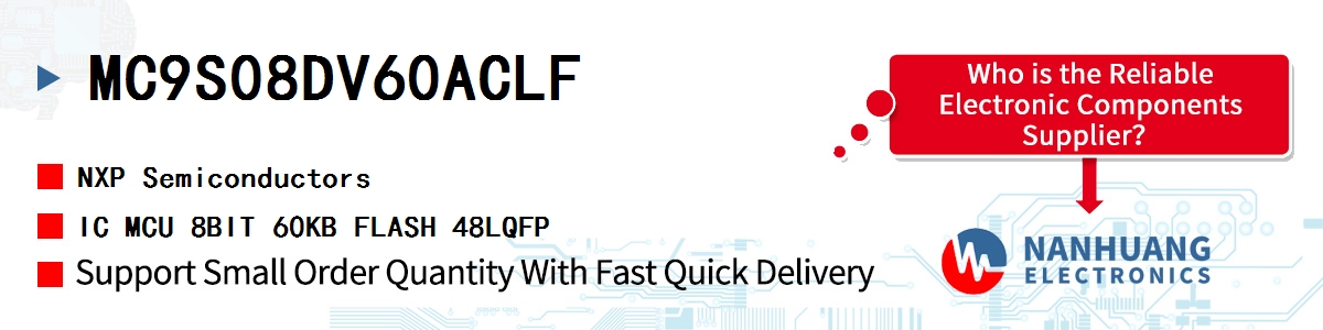 MC9S08DV60ACLF NXP IC MCU 8BIT 60KB FLASH 48LQFP