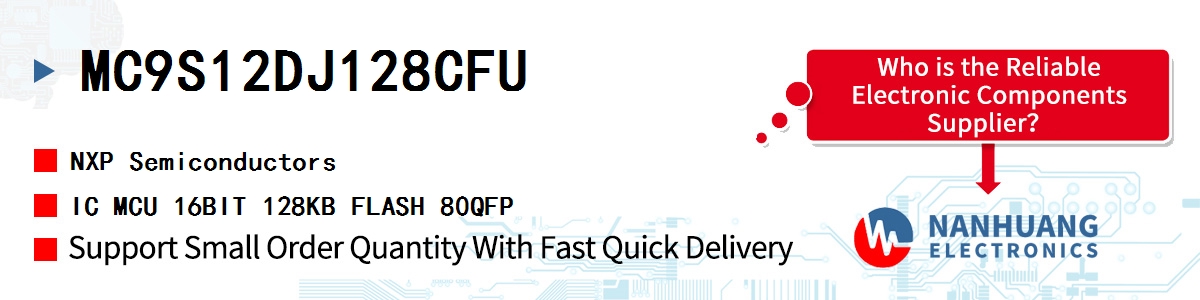 MC9S12DJ128CFU NXP IC MCU 16BIT 128KB FLASH 80QFP