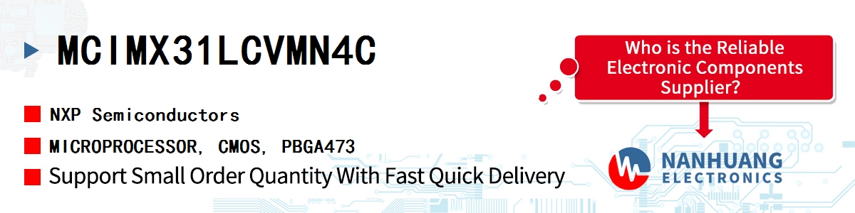 MCIMX31LCVMN4C NXP MICROPROCESSOR, CMOS, PBGA473