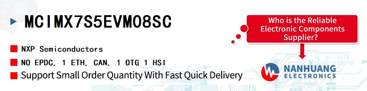 MCIMX7S5EVM08SC NXP NO EPDC, 1 ETH, CAN, 1 OTG 1 HSI