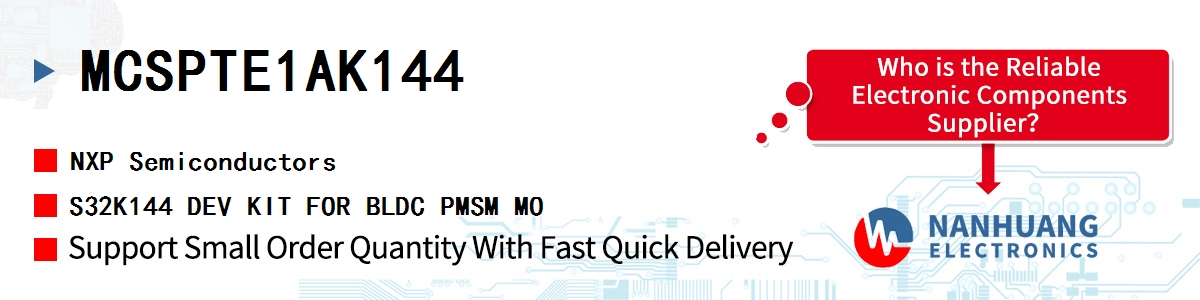 MCSPTE1AK144 NXP S32K144 DEV KIT FOR BLDC PMSM MO