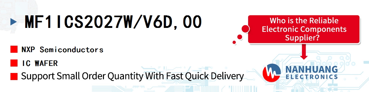 MF1ICS2027W/V6D,00 NXP IC WAFER