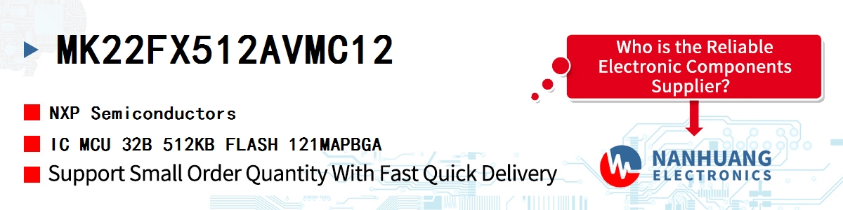 MK22FX512AVMC12 NXP IC MCU 32B 512KB FLASH 121MAPBGA