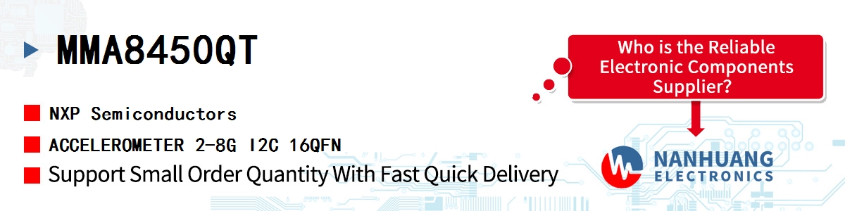 MMA8450QT NXP ACCELEROMETER 2-8G I2C 16QFN
