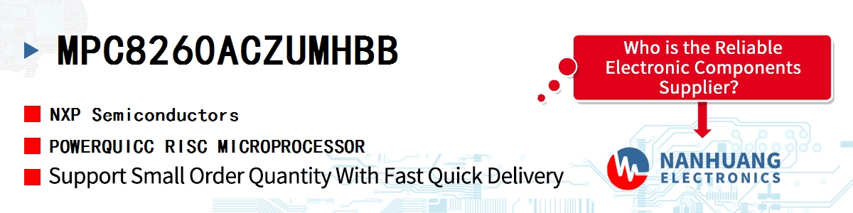 MPC8260ACZUMHBB NXP POWERQUICC RISC MICROPROCESSOR