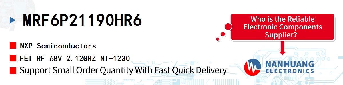 MRF6P21190HR6 NXP FET RF 68V 2.12GHZ NI-1230