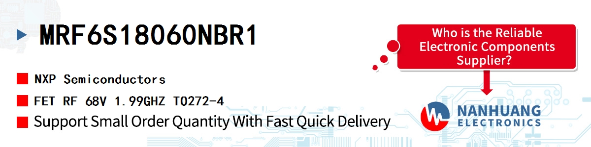 MRF6S18060NBR1 NXP FET RF 68V 1.99GHZ TO272-4