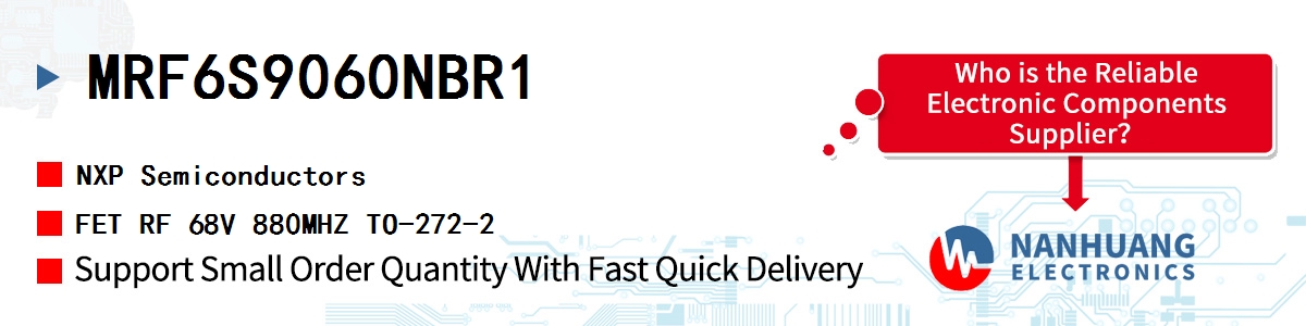 MRF6S9060NBR1 NXP FET RF 68V 880MHZ TO-272-2