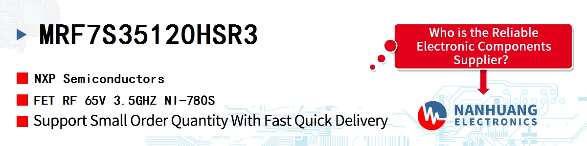 MRF7S35120HSR3 NXP FET RF 65V 3.5GHZ NI-780S
