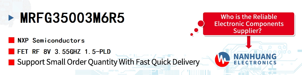 MRFG35003M6R5 NXP FET RF 8V 3.55GHZ 1.5-PLD