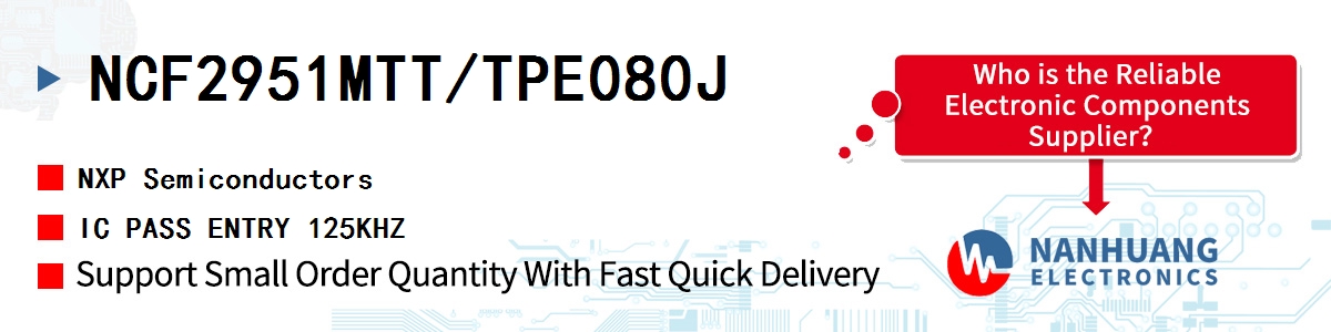 NCF2951MTT/TPE080J NXP IC PASS ENTRY 125KHZ