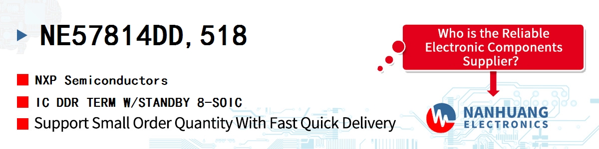 NE57814DD,518 NXP IC DDR TERM W/STANDBY 8-SOIC