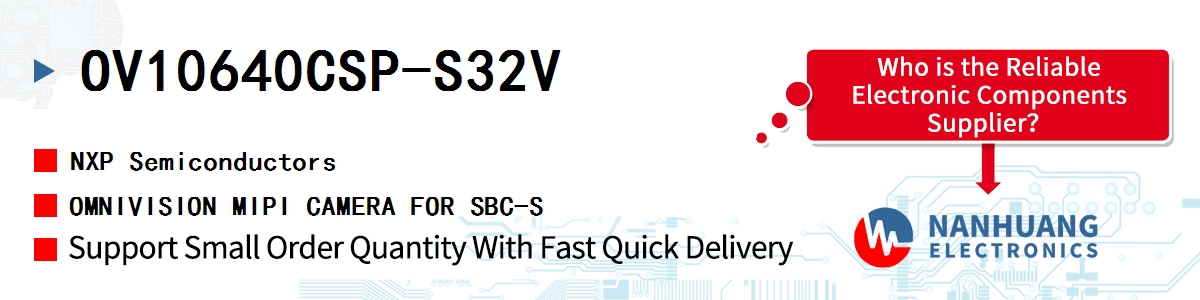 OV10640CSP-S32V NXP OMNIVISION MIPI CAMERA FOR SBC-S