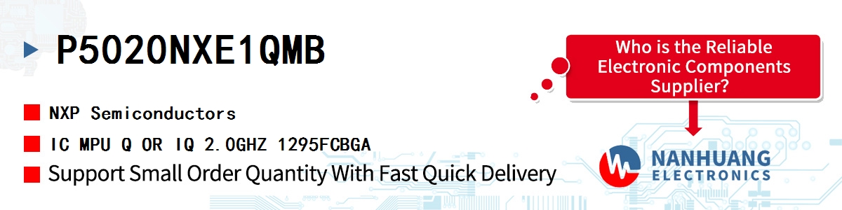 P5020NXE1QMB NXP IC MPU Q OR IQ 2.0GHZ 1295FCBGA