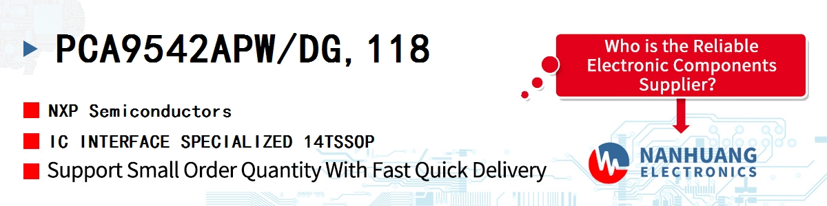 PCA9542APW/DG118 NXP IC I2C MUX 2-CH 14-TSSOP