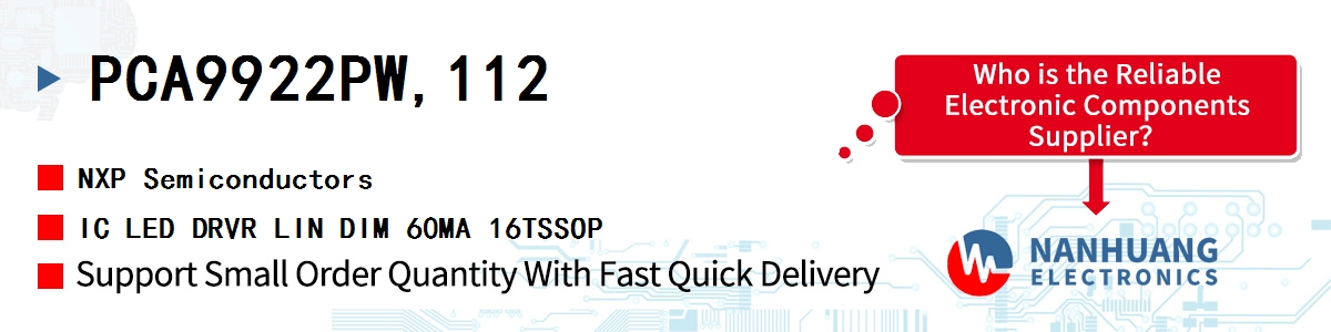 PCA9922PW,112 NXP IC LED DRVR LIN DIM 60MA 16TSSOP