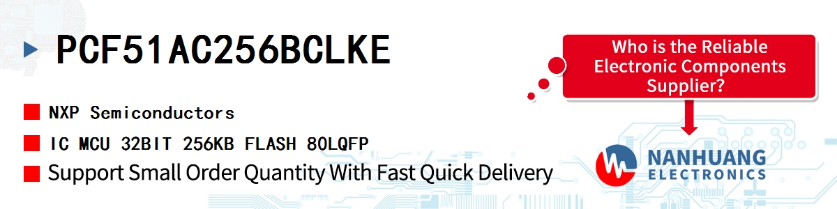 PCF51AC256BCLKE NXP IC MCU 32BIT 256KB FLASH 80LQFP