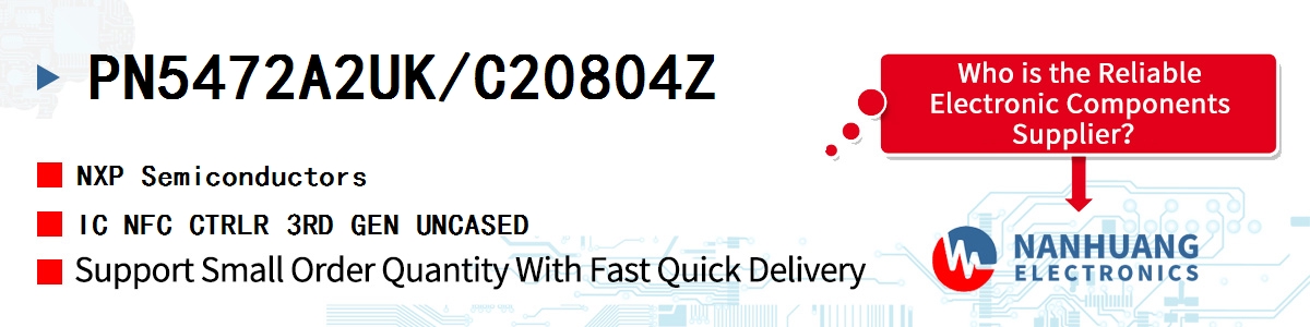 PN5472A2UK/C20804Z NXP IC NFC CTRLR 3RD GEN UNCASED