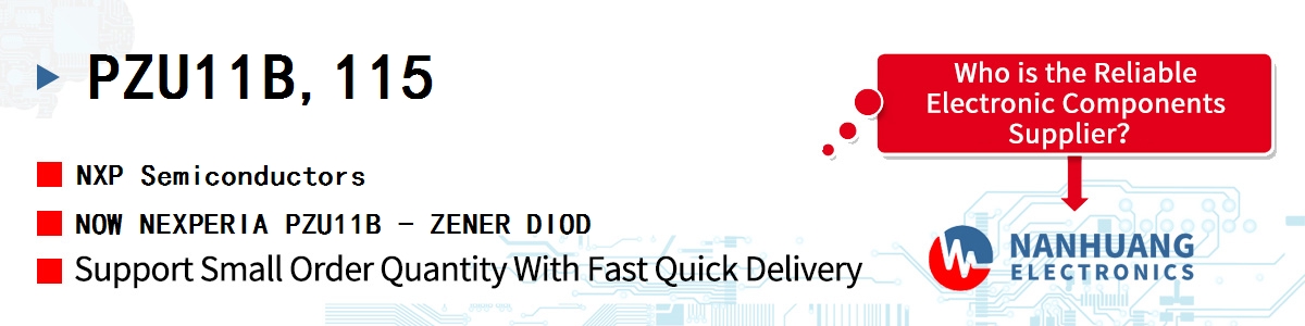 PZU11B,115 NXP NOW NEXPERIA PZU11B - ZENER DIOD