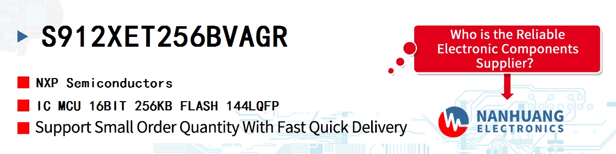 S912XET256BVAGR NXP IC MCU 16BIT 256KB FLASH 144LQFP