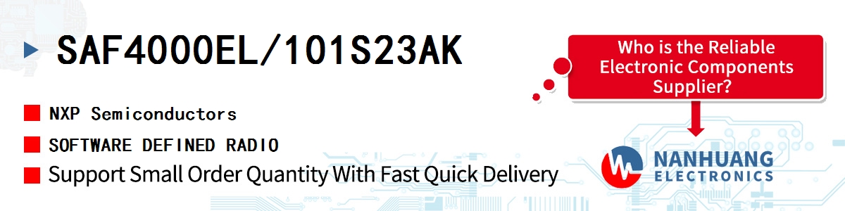 SAF4000EL/101S23AK NXP SOFTWARE DEFINED RADIO
