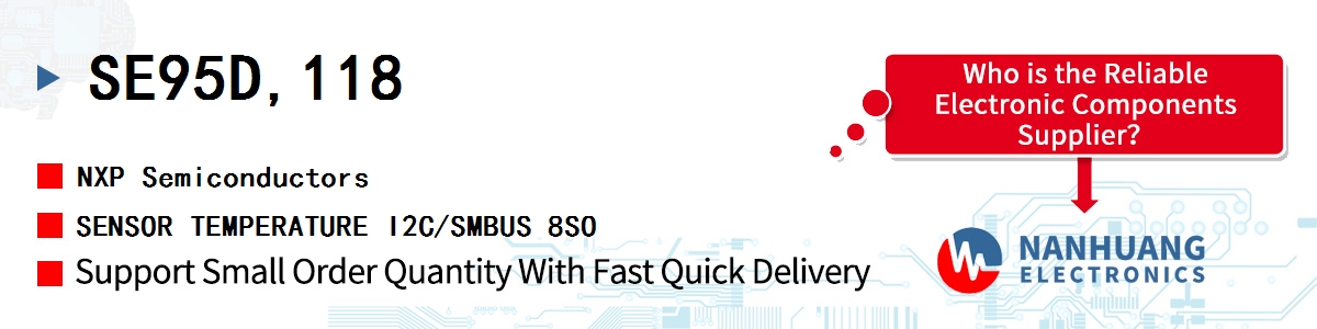 SE95D,118 NXP SENSOR TEMPERATURE I2C/SMBUS 8SO