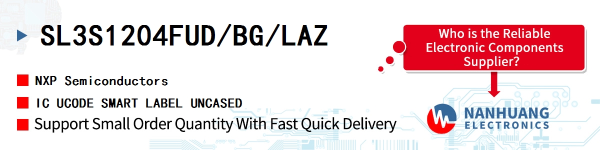 SL3S1204FUD/BG/LAZ NXP IC UCODE SMART LABEL UNCASED
