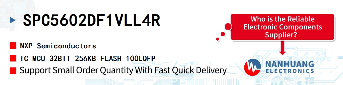 SPC5602DF1VLL4R NXP IC MCU 32BIT 256KB FLASH 100LQFP