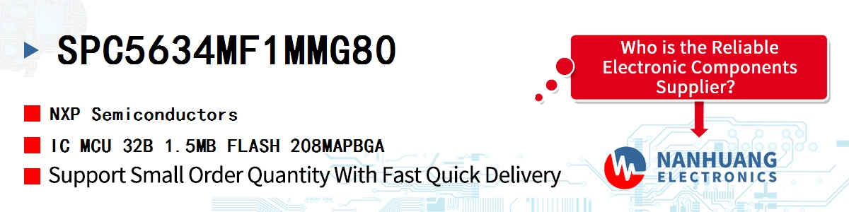 SPC5634MF1MMG80 NXP IC MCU 32B 1.5MB FLASH 208MAPBGA