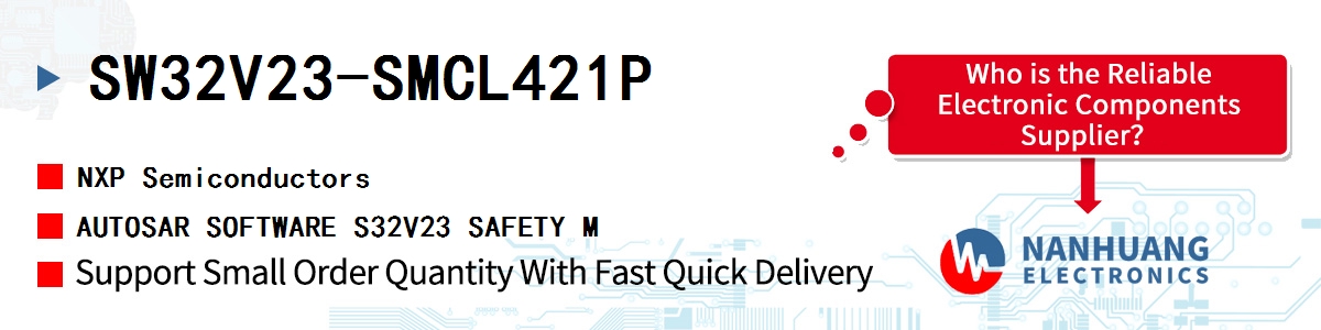 SW32V23-SMCL421P NXP AUTOSAR SOFTWARE S32V23 SAFETY M