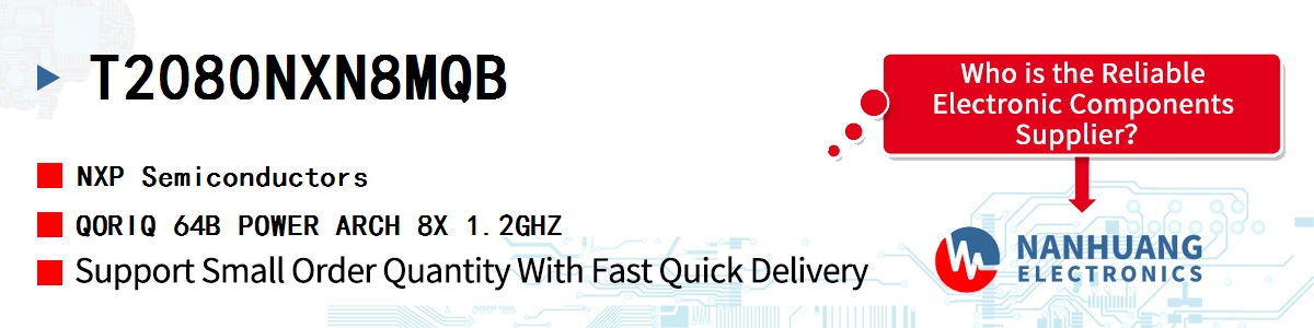 T2080NXN8MQB NXP QORIQ 64B POWER ARCH 8X 1.2GHZ