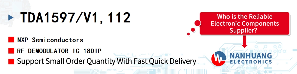 TDA1597/V1,112 NXP RF DEMODULATOR IC 18DIP